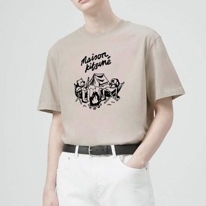 메종키츠네 캠핑 티셔츠 [H2202]  A5