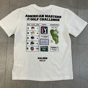 말본(MALBON) 어메리칸 챌린지 라운드 티셔츠 [H3441] A5