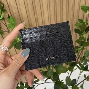 디올 블랙 오블리크 카드지갑 [H3528] A5