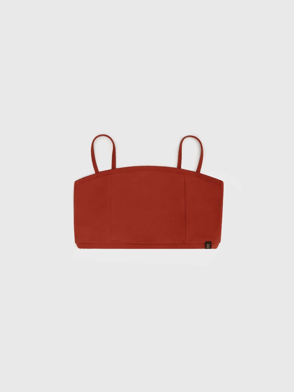 (*NEW) [EXCLUSIVE] 3D Comfy Bra Top - brick red