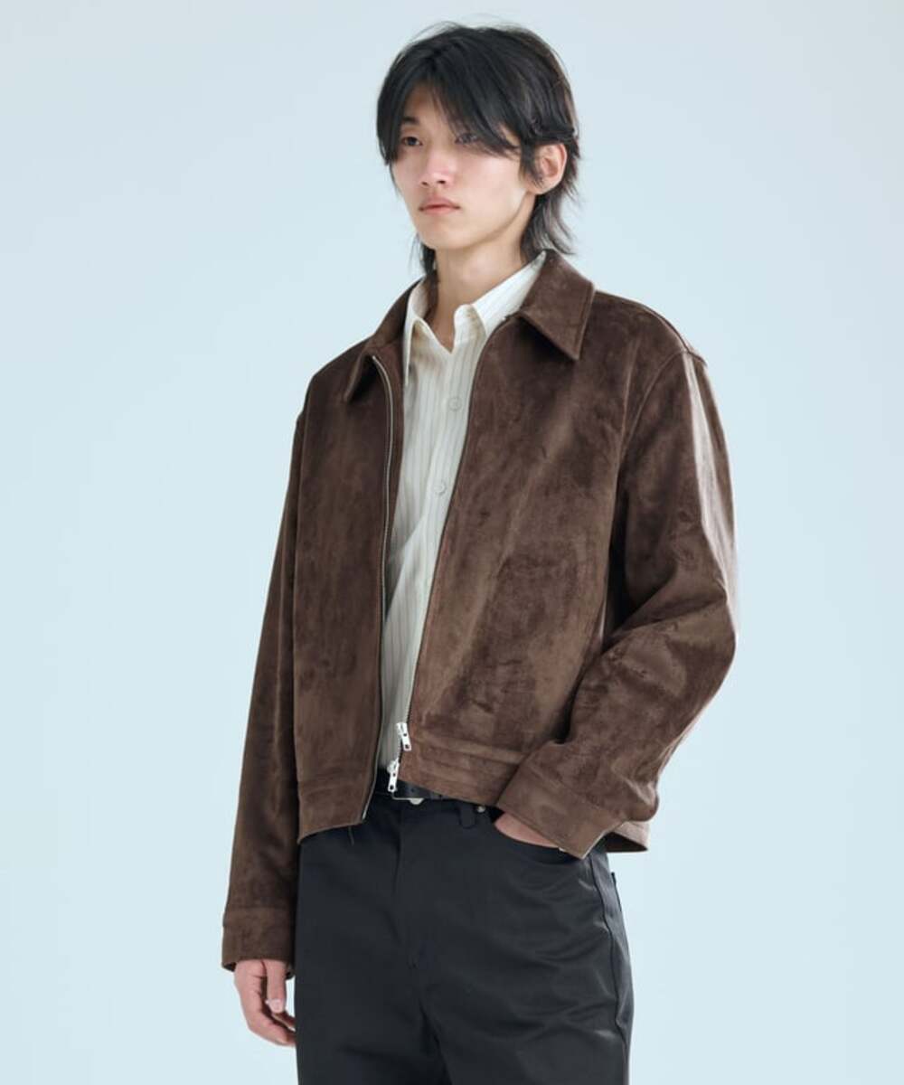 CRAFT SUEDE JACKET(DB) - OTVA STORE