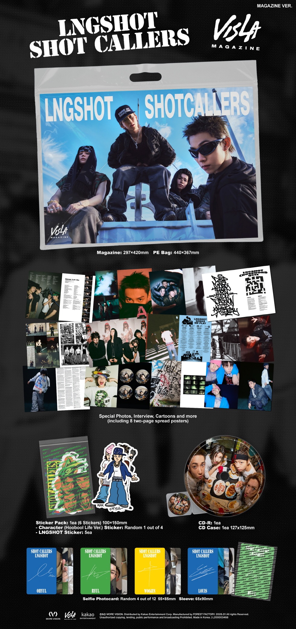 롱샷 (LNGSHOT) - [SHOT CALLERS] EP (MAGAZINE VER.)