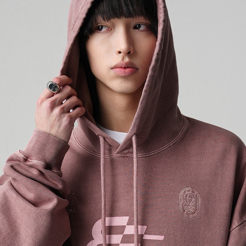 [AVANDRESS] ★24SS★Bang Bang Pigment Hood Zip-up/男女共用 AVANDRESS] ☆24SS☆Bang Bang Pigment Hood Zip-up/男女共用