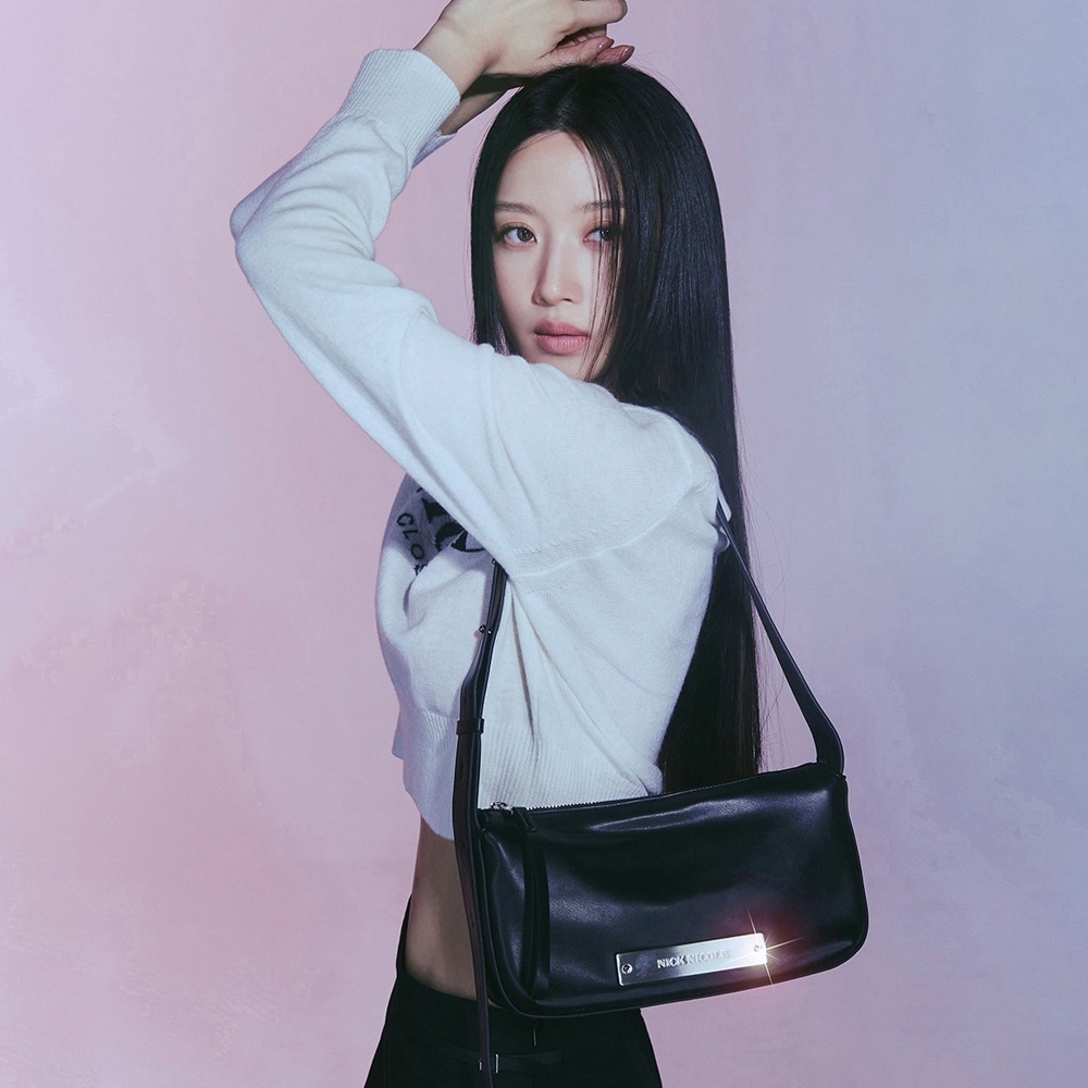 【NICK&NICOLE】CRYSTAL POUND LEATHER BAG MUSINSA | NICK&NICOLE CRYSTAL POUND LEATHER BAG_BLACK