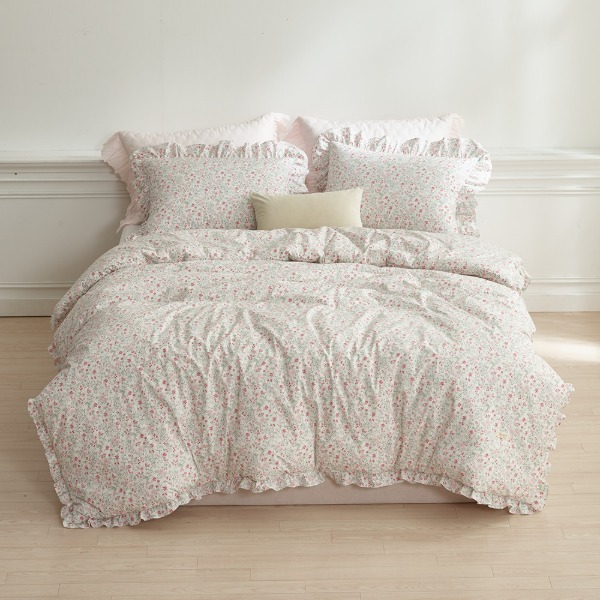 그레니 봄 60수 고밀도 워싱면 차렵이불 | 클라르하임 KlarHeim