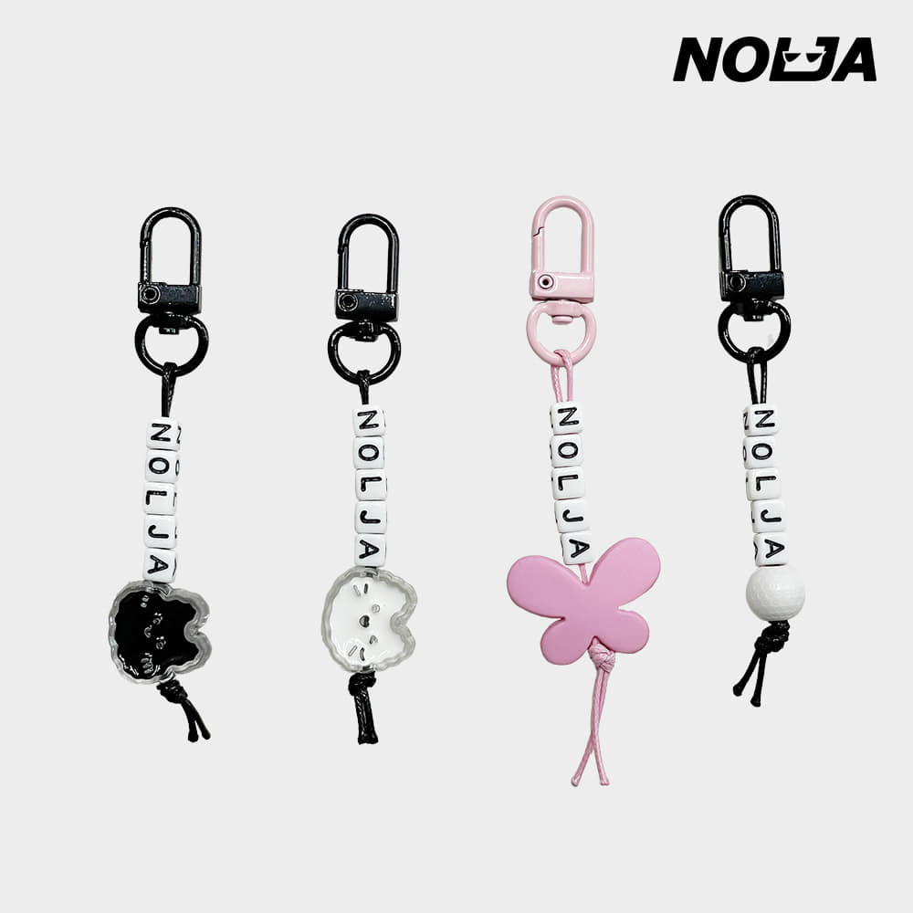 골프 이니셜 네임텍 키링 / 가방 열쇠고리 에어팟 기념품 단체 키홀더 네임택