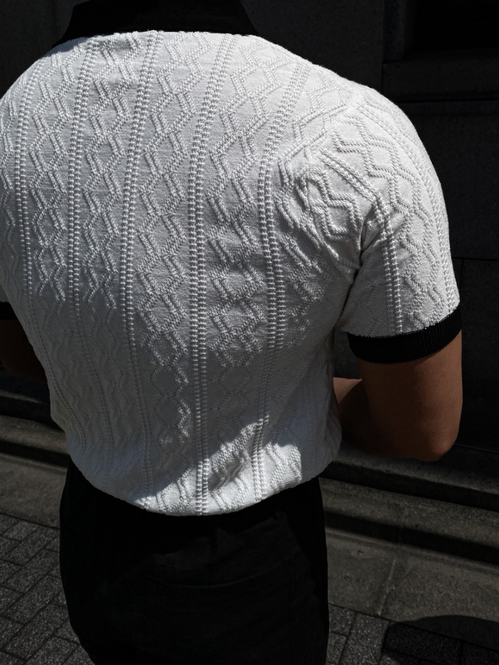 短袖T卹模特兒穿著圖片 - S1L30