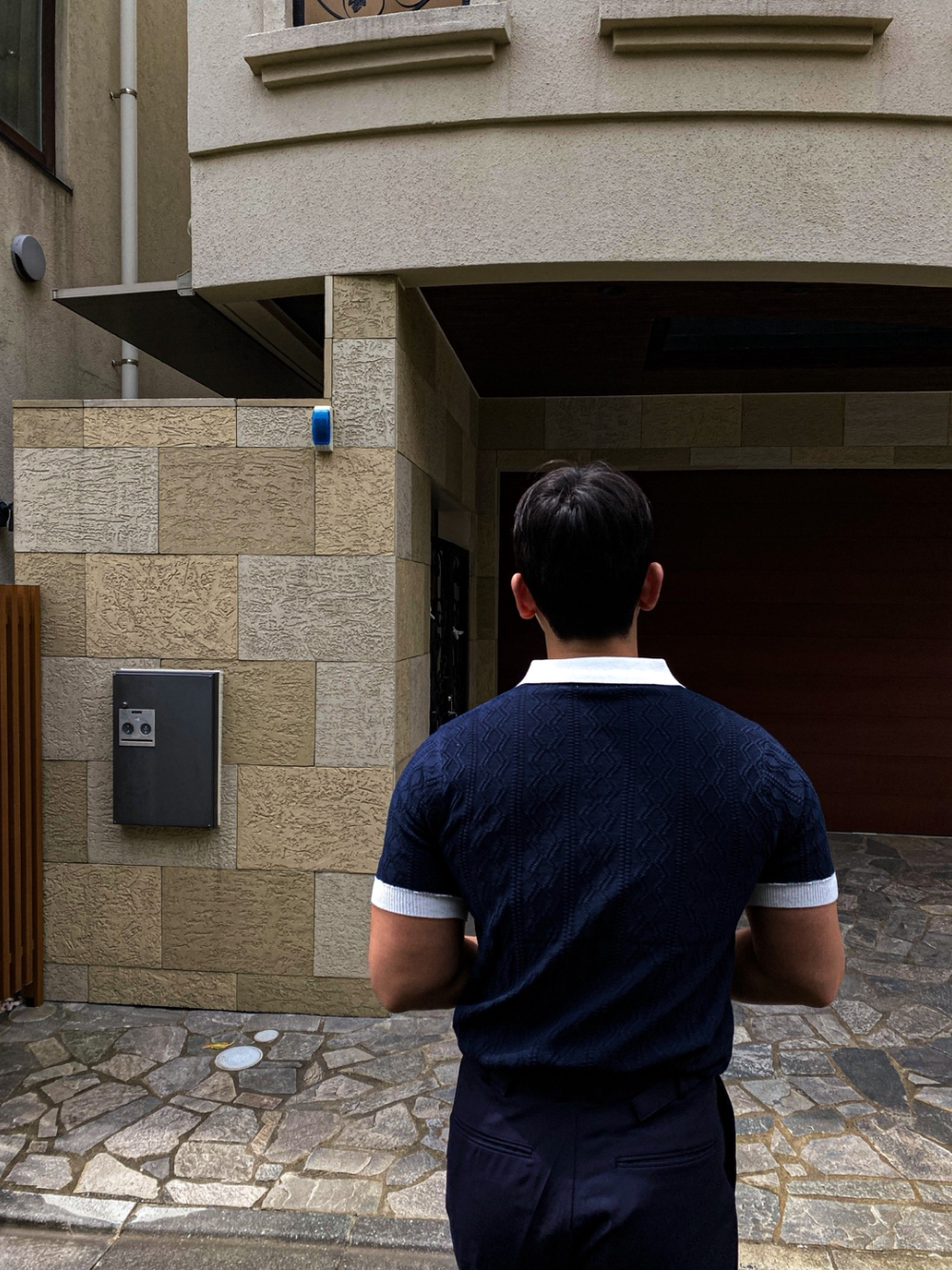 短袖T卹模特兒穿著圖片 - S1L43