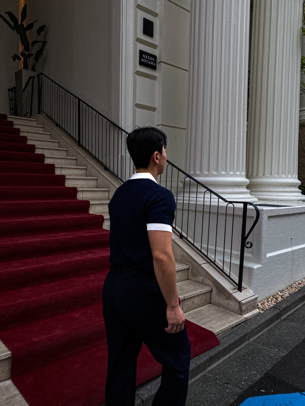 短袖T卹模特兒穿著圖片 - S1L55